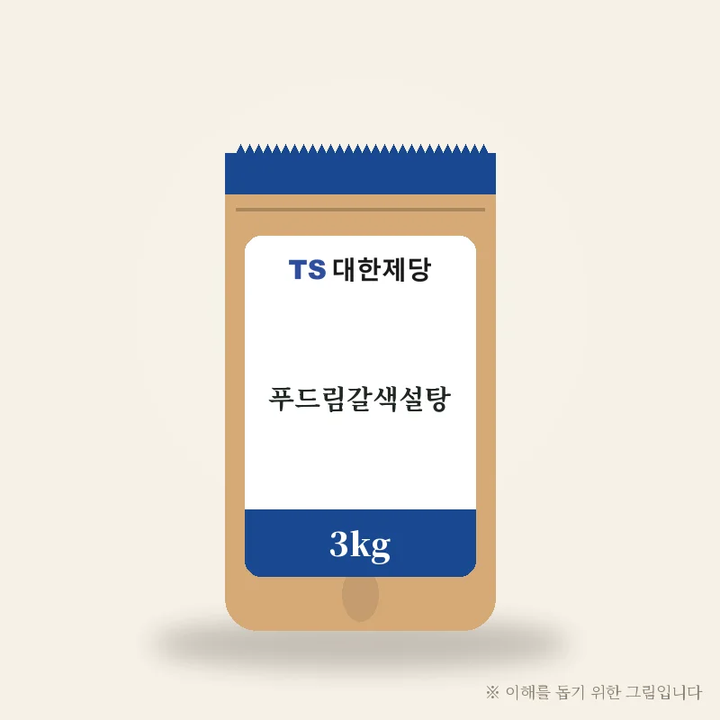 푸드림갈색설탕 3KG 제품 그림